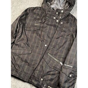 VTG Billabong Sorient Women Large‎ Multi Snow Ski Hiking Rain Cold Jacket Y2K